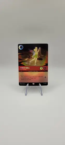 Disney Lorcana TCG: Tinker Bell- Epic 214/204 NM Foil Card - Image 1