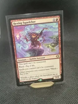 Magic: The Gathering - Lorwyn Eclipsed - Hexing Squelcher Mythic Rare NM - Image 1