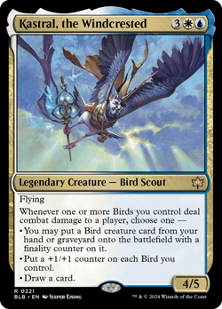 Kastral, the Windcrested - 221 - Bloomburrow- Near Mint - MTG - Image 1