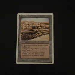 Magic The Gathering Fourth Edition Strip Mine #189 Lightly played - Image 1