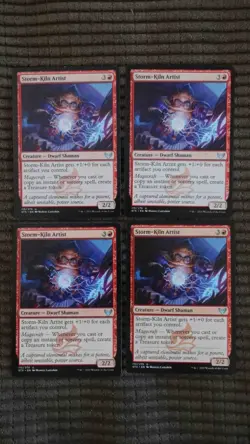 Magic: the Gathering / MtG Storm-Kiln Artist x4 Strixhaven - Image 1