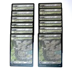 X12 Lord of the Rings LTR Swamp 0277 Mordor MTG Magic Basic Land - Image 1