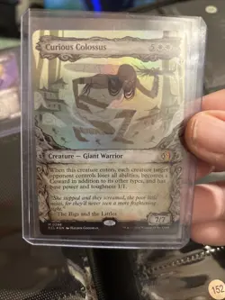 Curious Colossus (Showcase Foil) 0298 (M) MTG Lorwyn Eclipsed (ECL) Z140 - Image 1
