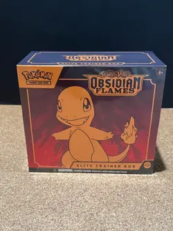 POKEMON TCG SCARLET & VIOLET OBSIDIAN FLAMES SEALED ELITE TRAINER BOX ETB - Image 1