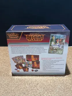 POKEMON TCG SCARLET & VIOLET OBSIDIAN FLAMES SEALED ELITE TRAINER BOX ETB - Image 2