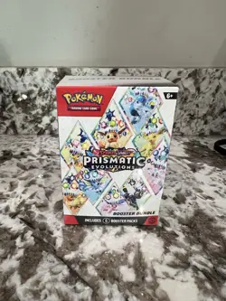 🔥 Lot of 4 Pokemon TCG Scarlet & Violet Prismatic Evolutions Booster Bundle - Image 1