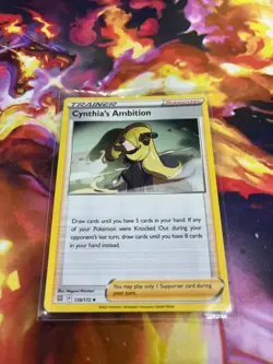 Cynthia's Ambition 138/172 Swsh09: Brilliant Stars Regular NM-Mint Pokemon TCG - Image 3