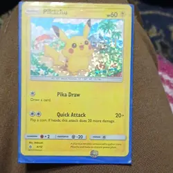 Pokemon Pikachu Holo Basic Lightning TCG Cards English 4/12 28/73 Lot of 2 - Image 1