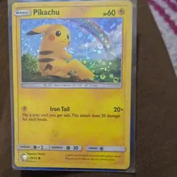 Pokemon Pikachu Holo Basic Lightning TCG Cards English 4/12 28/73 Lot of 2 - Image 2
