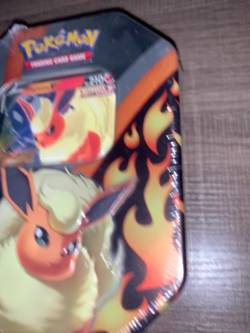 Pokemon TCG Eevee Evolutions Tin 2021 [ Flareon V Edition ] [Evolving Skies] - Image 2