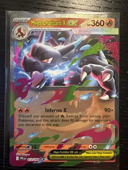 Pokemon TCG Mega Charizard X ex 013/94 Phantasmal Flames English Near Mint - Image 1