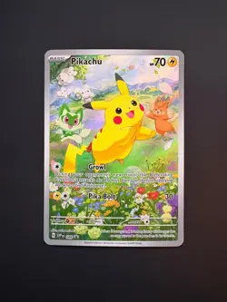 Pikachu 088 Pokemon Scarlet & Violet Promo NM Paldea Adventure Chest 2023 - Image 1