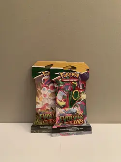 🇨🇦Pokemon TCG - Sword & Shield - Evolving Skies - Sleeved Booster Packs (2x) - Image 1