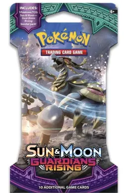 Pokemon TCG Sun and Moon Guardians Rising Sleeved Booster Pack New and Sealed - Image 1