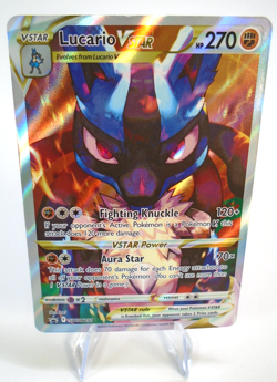 Lucario VStar Holo Pokemon TCG Crown Zenith SWSH291 Promo NM - Image 1