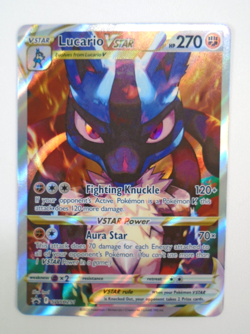 Lucario VStar Holo Pokemon TCG Crown Zenith SWSH291 Promo NM - Image 3