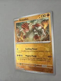 Pokemon TCG * Paradox Rift * 93/182 Groudon REVERSE HOLO Rare * FRESH PK - Image 2
