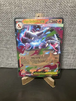 Pokemon TCG Mega Charizard X ex - Double Rare ME02: Phantasmal Flames 013/094 NM - Image 1