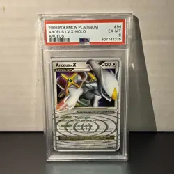 2009 Pokemon Platinum Arceus Arceus Lv. X Holo 94/99 PSA 6 EX-MT - Image 1