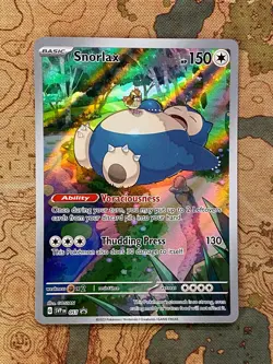 Pokemon Card TCG - Snorlax SVP 051 Scarlet & Violet 151 Black Star Promo NM - Image 1