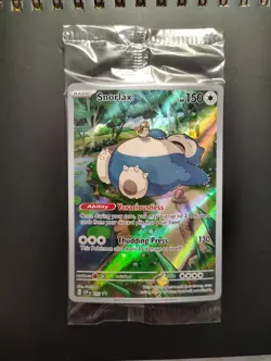 Pokemon TCG Snorlax 051 Black Star Promo Sealed 151 Scarlet & Violet Holo Card - Image 1