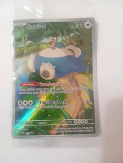 Pokemon TCG Snorlax Promo Scarlet & Violet 151 Black Star Holo Card#051 SEALED - Image 1
