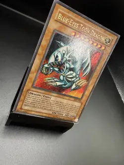 1996 Yu-Gi-Oh! TCG Blue-Eyes Toon Dragon MRL-000 Secret Rare - Image 2