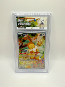 Eevee SVP 173 Pokemon Center Stamped Promo - Graded ACE 9 - Prismatic Evolutions - Image 1