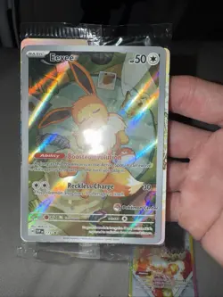 Pokemon TCG Prismatic Evolutions - Eevee Promo SVP-173 (Pokemon Center Stamped) - Image 3