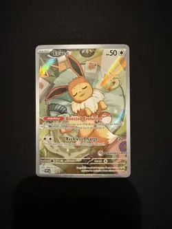 Pokemon TCG Prismatic Evolutions - Eevee Promo SVP-173 (Pokemon Center Stamped) - Image 1