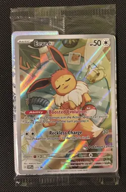 Sealed Eevee SVP-173 Pokemon Center Exclusive Stamped Promo Prismatic Evolutions - Image 1