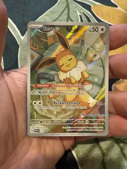 Pokemon TCG Prismatic Evolutions - Eevee Promo SVP-173 (Pokemon Center Stamped) - Image 1