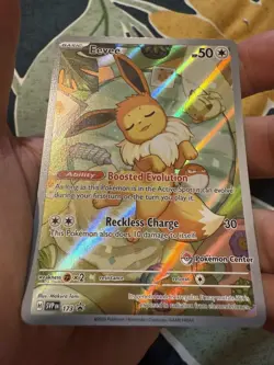 Pokemon TCG Prismatic Evolutions - Eevee Promo SVP-173 (Pokemon Center Stamped) - Image 2