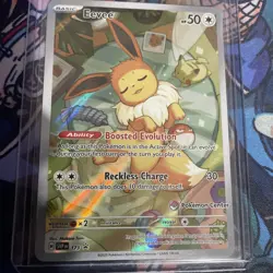 Pokemon Eevee SVP 173 Black Star stamped Promo Center Prismatic Evolutions - Image 2