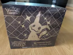 FACTORY SEALED Pokemon TCG Paldean Fates Pokemon Center ETB Elite Trainer Box - Image 1