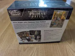 FACTORY SEALED Pokemon TCG Paldean Fates Pokemon Center ETB Elite Trainer Box - Image 3