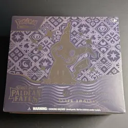 Pokemon TCG Paldean Fates Pokemon Center Elite Trainer Box ETB Factory Sealed - Image 1