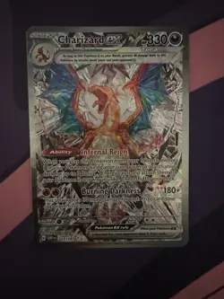 Pokemon TCG Obsidian Flames Charizard EX 223/197 SIR Near Mint - Image 1