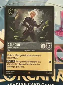 Calhoun - Marine Sergeant 191/204 Azurite Sea Regular Disney Lorcana - Image 1
