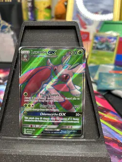 Pokemon TCG Lurantis GX Full Art Holo Card Sun & Moon Base Set 138/149 - Image 1