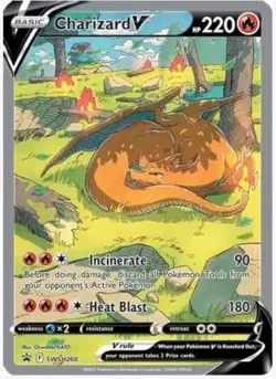 Charizard V SWSH260 SWSH: Sword & Shield Promo Cards Promo Pokemon Card NM - Image 1