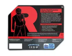 Pokemon TCG Team Rocket Mewtwo ex Tin 5 Booster Packs + Promo Card - New Sealed - Image 2