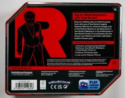 Pokemon TCG Team Rocket Mewtwo ex Tin 5 Booster Packs + Promo Card - New Sealed - Image 2