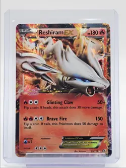 RESHIRAM EX 2013 POKEMON BW LEGENDARY TREASURES RARE HOLO 29/113 Q3107 - Image 1