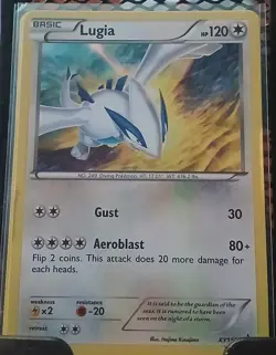 Lugia XY156 Holo Ultra Rare Black Star Promo Pokemon TCG - Image 1