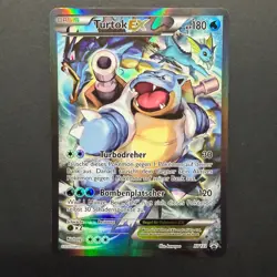 Pokemon TCG Karte - Black Star Promo Turtok EX XY122 Pokemon XY 2016 Deutsch - Image 1