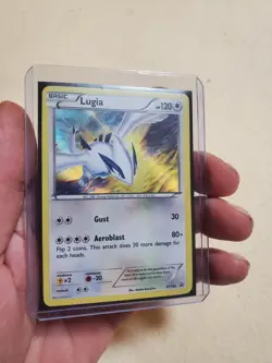 LP Pokemon Lugia TCG Black Star Promo Holo Rare XY156 (2016) - Image 2