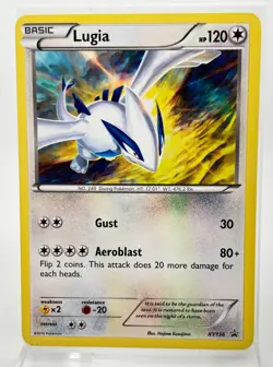 Lugia Holo XY156 Pokemon Card 2016 Black Star Promo LP - Image 1
