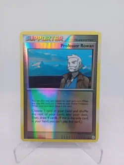 Professor Rowan 112/130 Diamond and Pearl Reverse Holo Pokemon TCG Card - Image 1