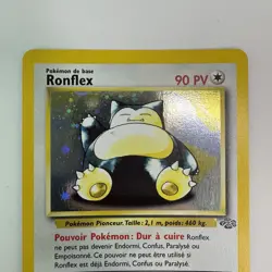 Ronflex / Snorlax French 11/64 Holo Jungle Pokemon Card TCG - 1999 LP - Image 2